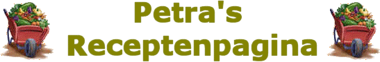 petra's receptenpagina banner